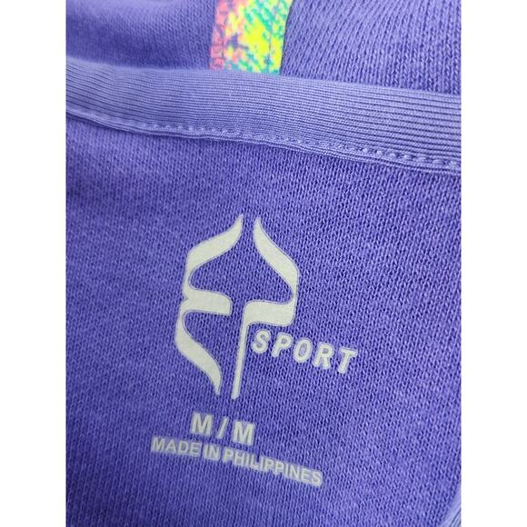 EP Sport Sweater Women's M Purple Long Sleeve Hooded Stretch Golf Pullover NWT - Picture 5 of 6